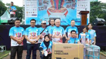 Kajati Sumut Hadiri Acara Yayasan Thongs: Jalan Santai, Santunan Disabilitas, dan Doorprize di Lapangan Benteng Medan