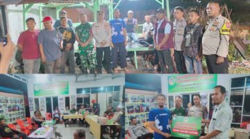 Enam Poskamling Swadaya Masyarakat Lingkungan 14 Rengas Pulau Diresmikan Forkopincam Medan Marelan