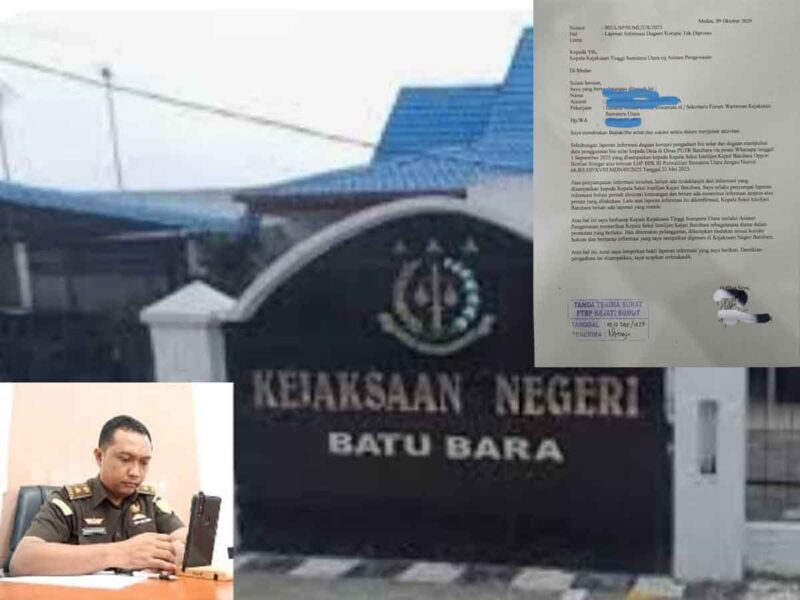 Kasi Intel Kejari Batubara Dilaporkan ke Kajati Sumut