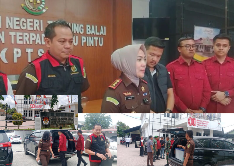 Keterangan Pers Kajari Tanjung Balai Yuliyati Ningsih dan proses geledah kantor KPU Tanjung Balai