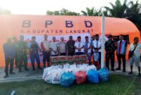 Gerindra Sumut Bantu 1.000 Paket Sembako ke Korban Banjir di Langkat