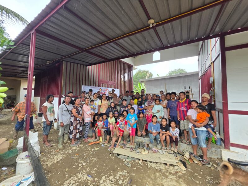 TIDAR Sumut Bantu Korban Banjir di Besitang Langkat