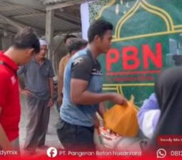 Ratusan Sembako Dibagikan Manajemen PT Pangeran Beton Nusantara pada Warga Tak Mampu di Medan Marelan Jelang Idul Fitri