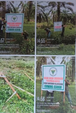 Forwaka Asahan Laporkan Pengrusakan Plank, Pengurus Pernah Diancam Ketua Persatuan Wartawan